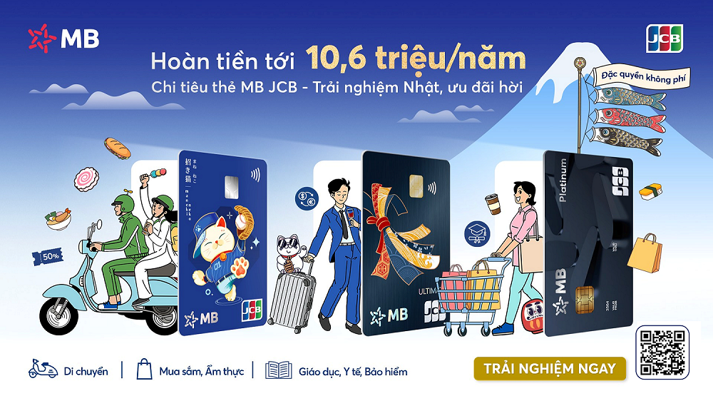MB được JCB vinh danh với 9 giải thưởng danh giá